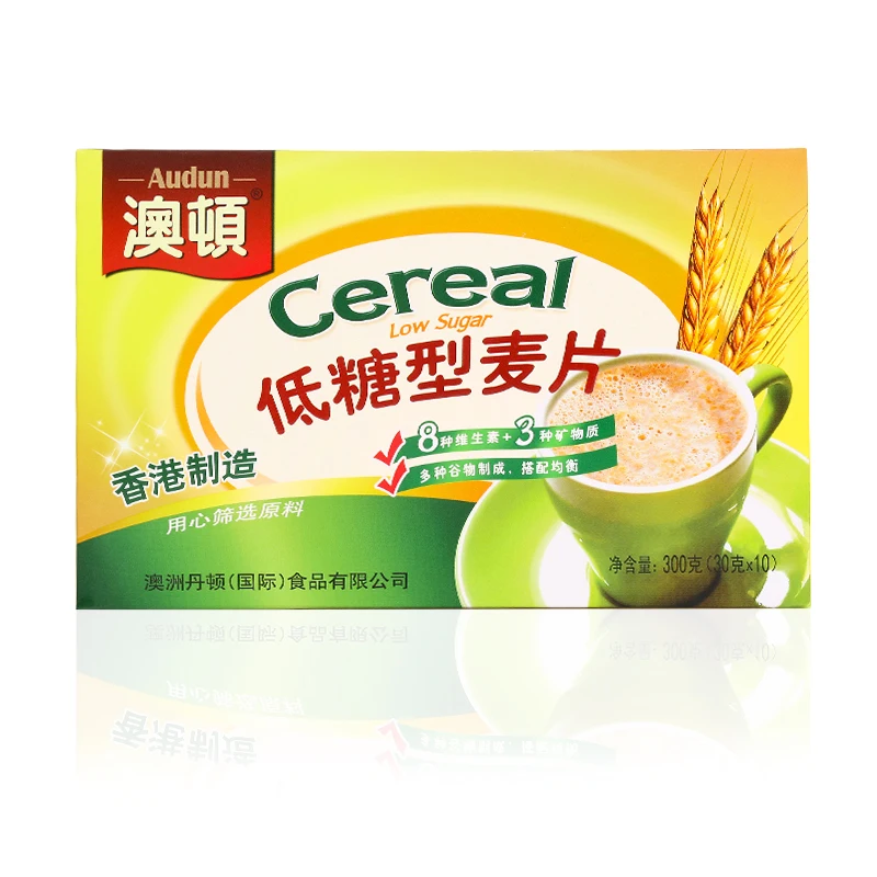 
Audun good quality breakfast cereal brewed into low-sugar cereal 