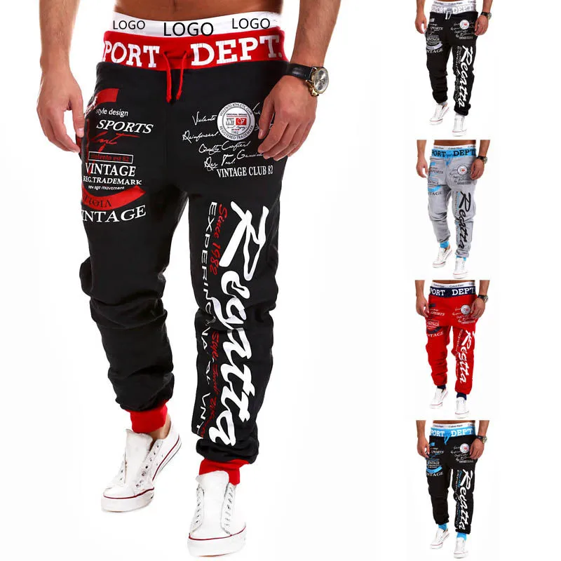 2024 New Streetwear Hip Hop Loose Jogger Cargo Pants Men Casual 5XL Printed Trousers Mens Pants Sweatpants