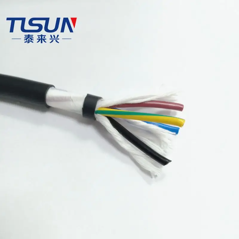 Ce Certified Drag Chain Cable HF-YY 4cores 0.75mm2 Special Bending Resistant Wire And Cable For Servo Motor