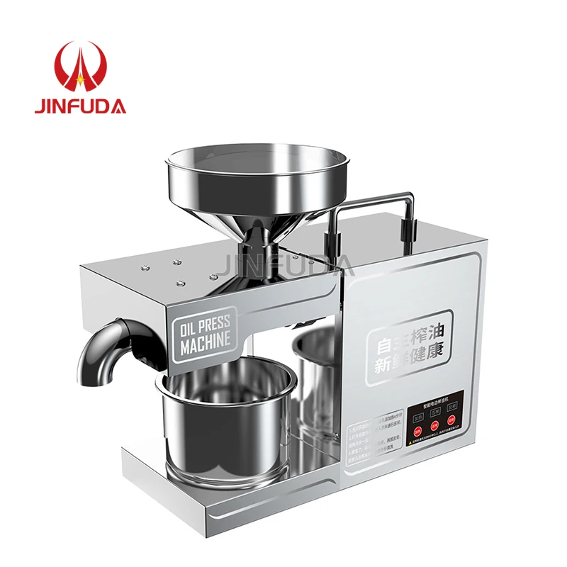 Automatic Intelligent Cold Screw Oil Press Groundnut Rape Seeds Cotton Seeds Hemp Oil Extractor