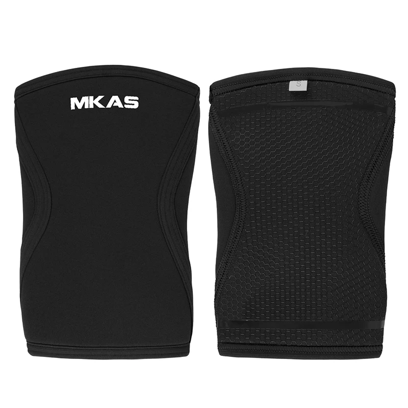 MKAS Scr Weightlifting Breathable Compression Professional Sports Knee Protector Brace Support 5Mm 7Mm Neoprene Knee Sleeves