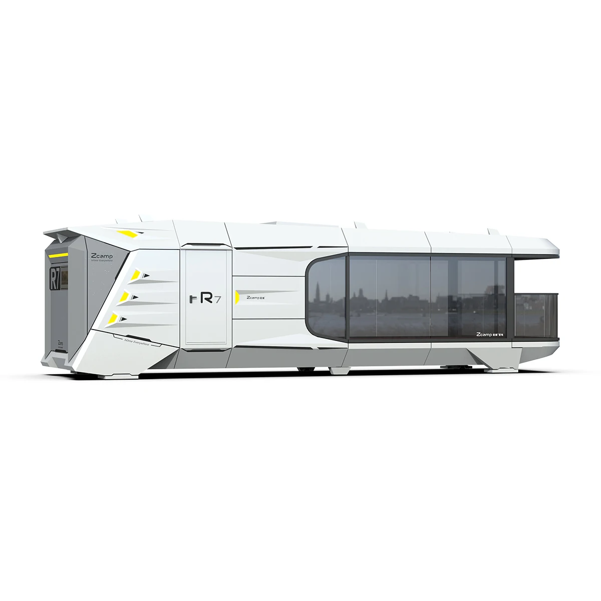 Роскошный туристический раздвижной современный дом Zcamp R7 сборный расширяемый контейнерный для продажи