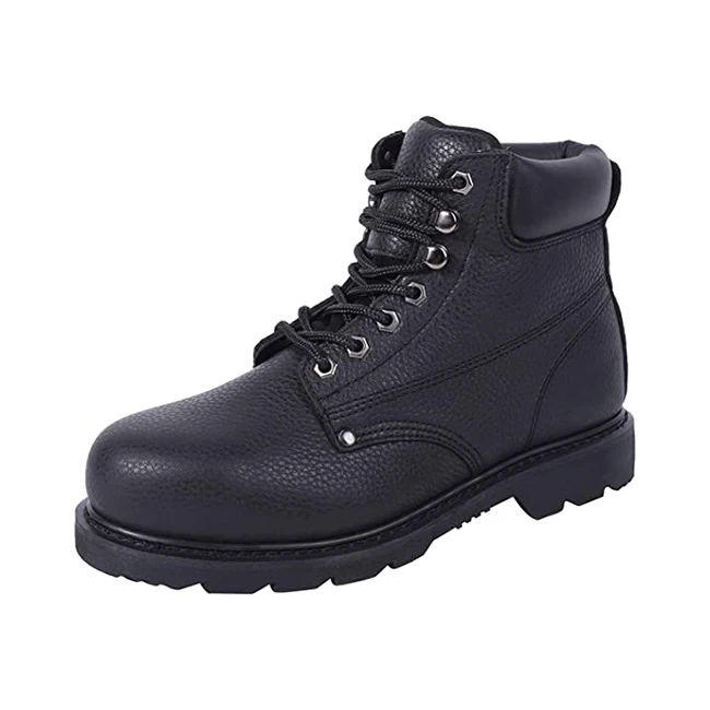 Wholesale Work Boots for Men Steel Toe Leather Safety Boots