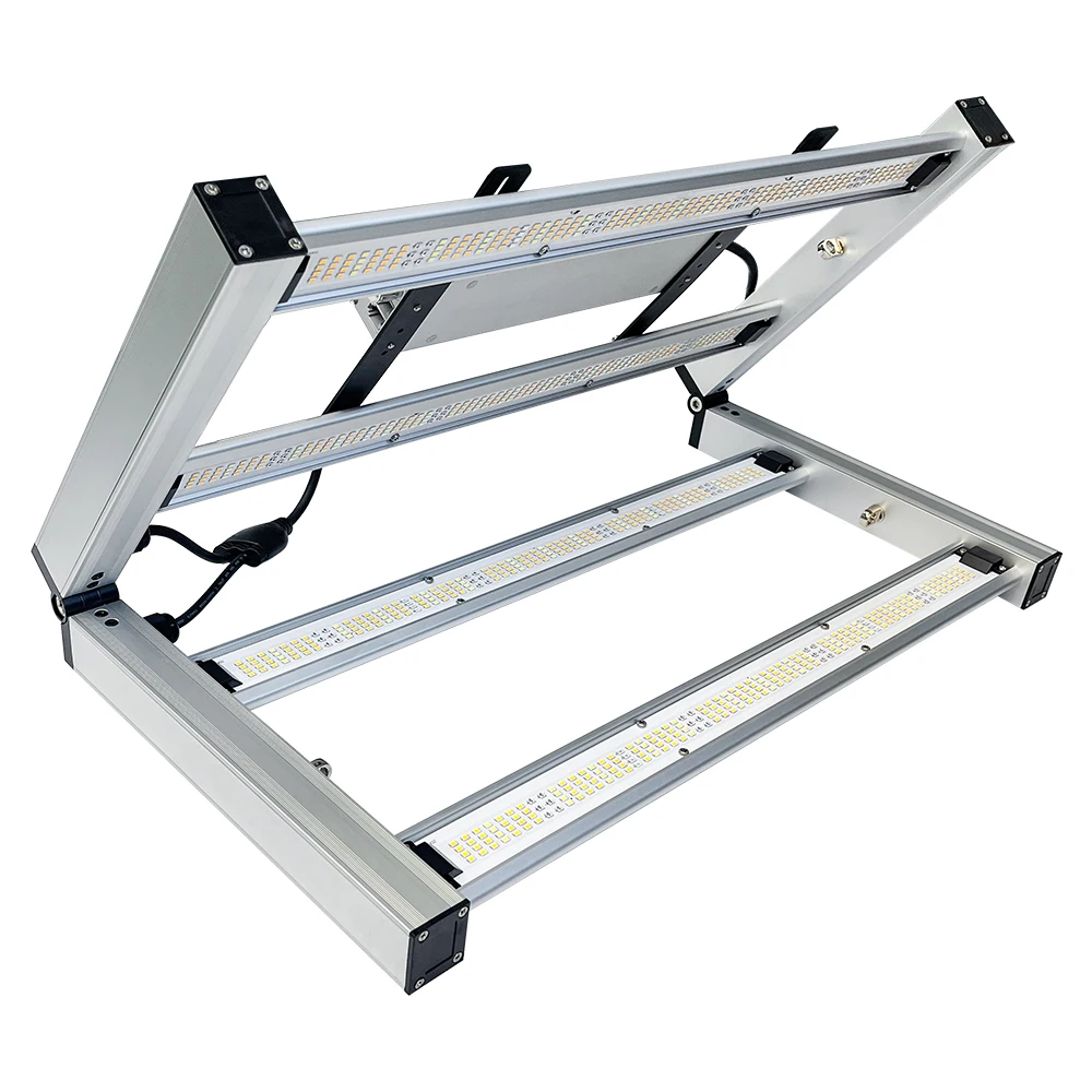 2024 240W LED Foldable Grow Light Bar Full Spectrum LM281B 240 Watt IP65 for Veg and Bloom Plant Growth Aluminum Body 1000W
