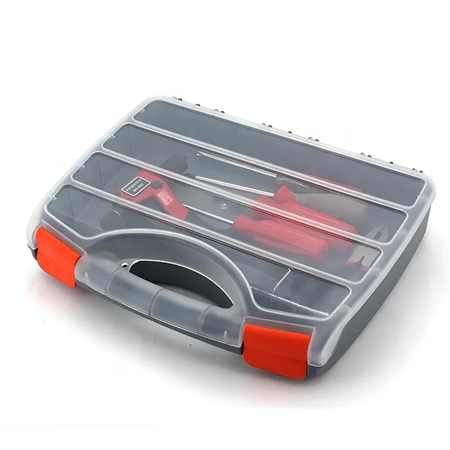 Portable Automotive Tool Box Spare Part Plastic Storage Bins & Box
