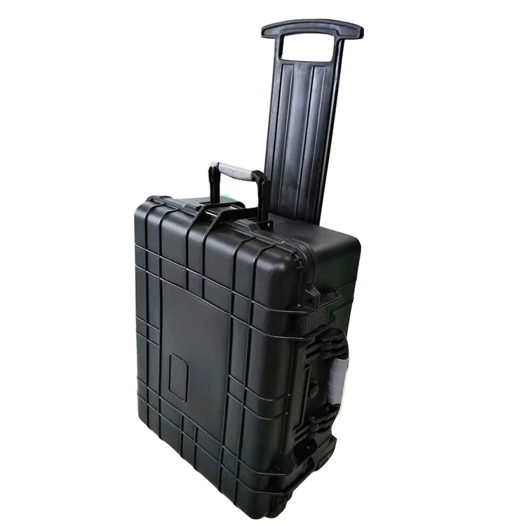 plastic trolley  rolling tool box case with foam insert manufacturer Hard plastic  trolley tool box with wheels