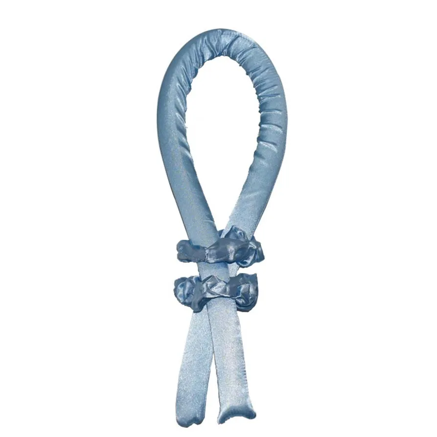 Silk Soft Hair Roller Women Curling Ribbon Pearl Sponge Hair Curler