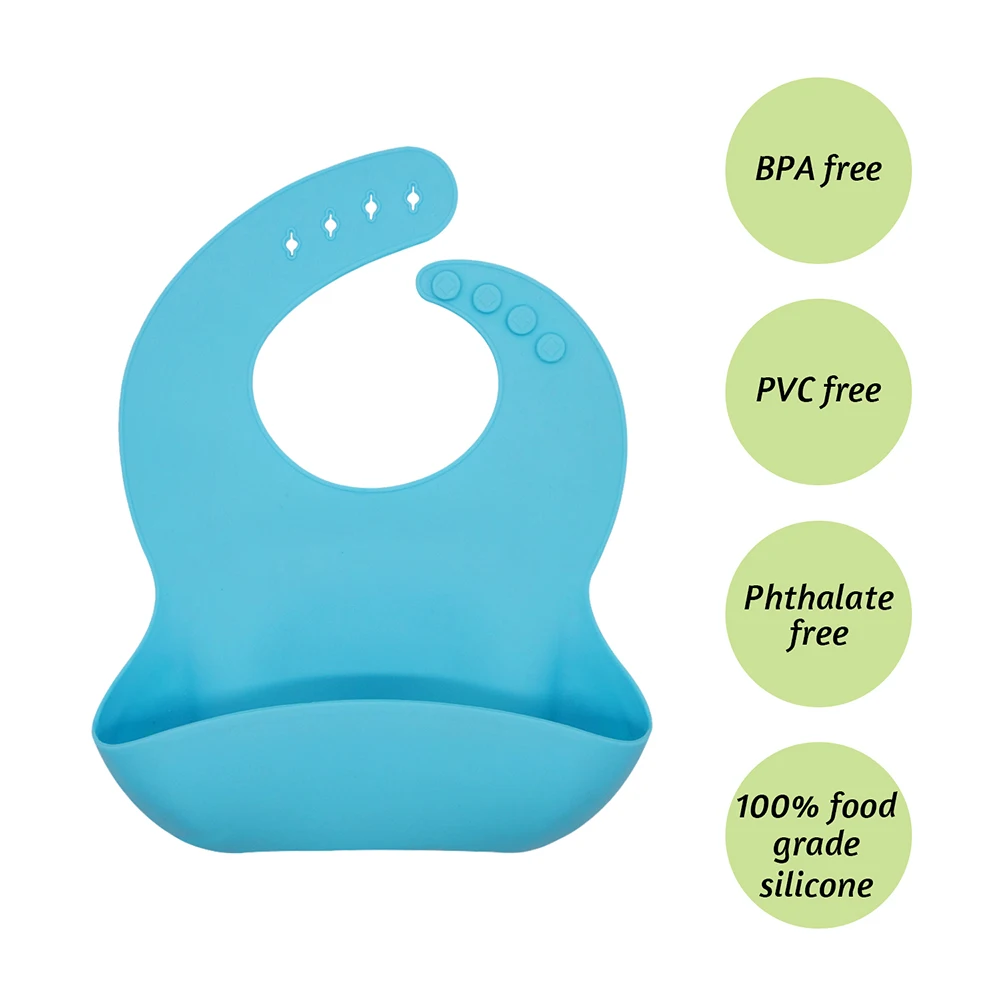 Hot Hot Sale High Quality Waterproof Baby Bibs Perfect for Babies and Toddlers Silicone Baby Bib