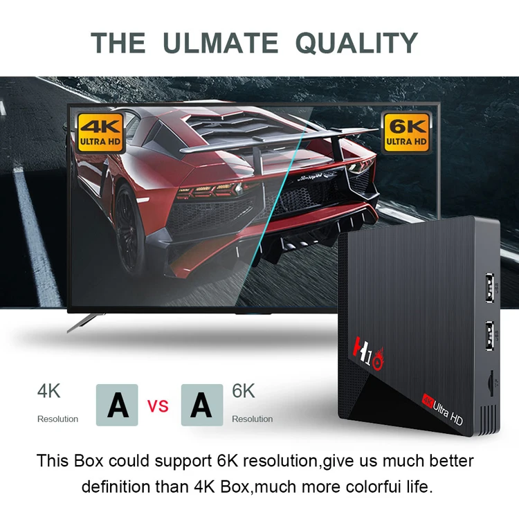 Дешевая фабрика Android 10 0 Smart Tv Box H10 H616 2 Гб 16 ТВ-приставка Wi-Fi Лидер продаж медиаплеер мини-приставка