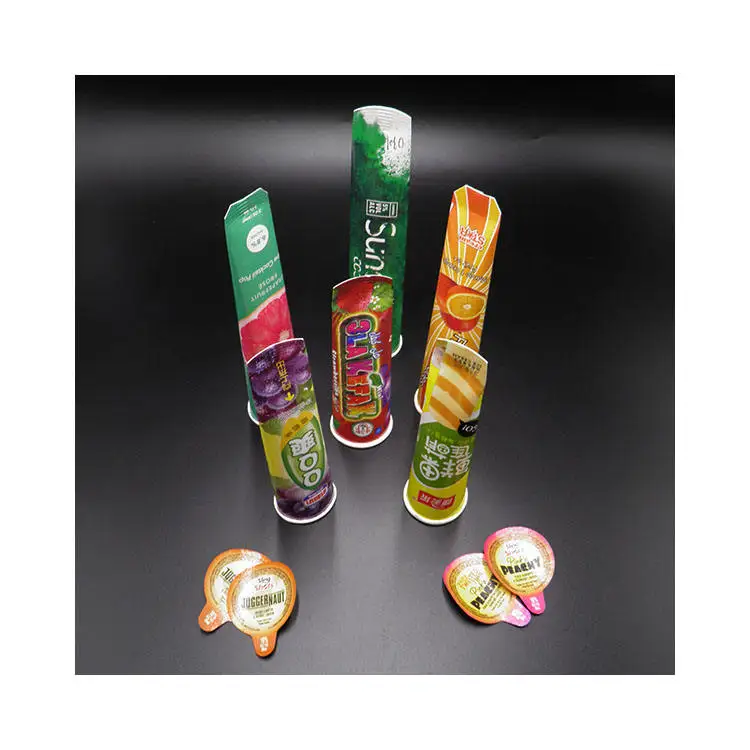 Calippo Tubes Eco Custom Design Ice Cream Packaging Containers Suppliers Wholesale Ice Cream Paper Cone Squeeze Cup Pipe Wrapper