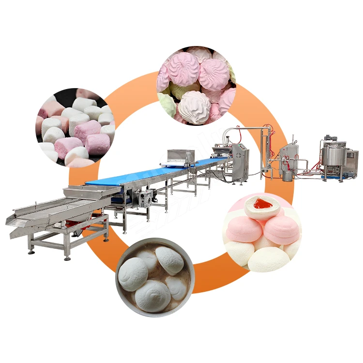 MY Full Automatic Marshmallow Make Machine Marshmallow Candy Production Line for Sale