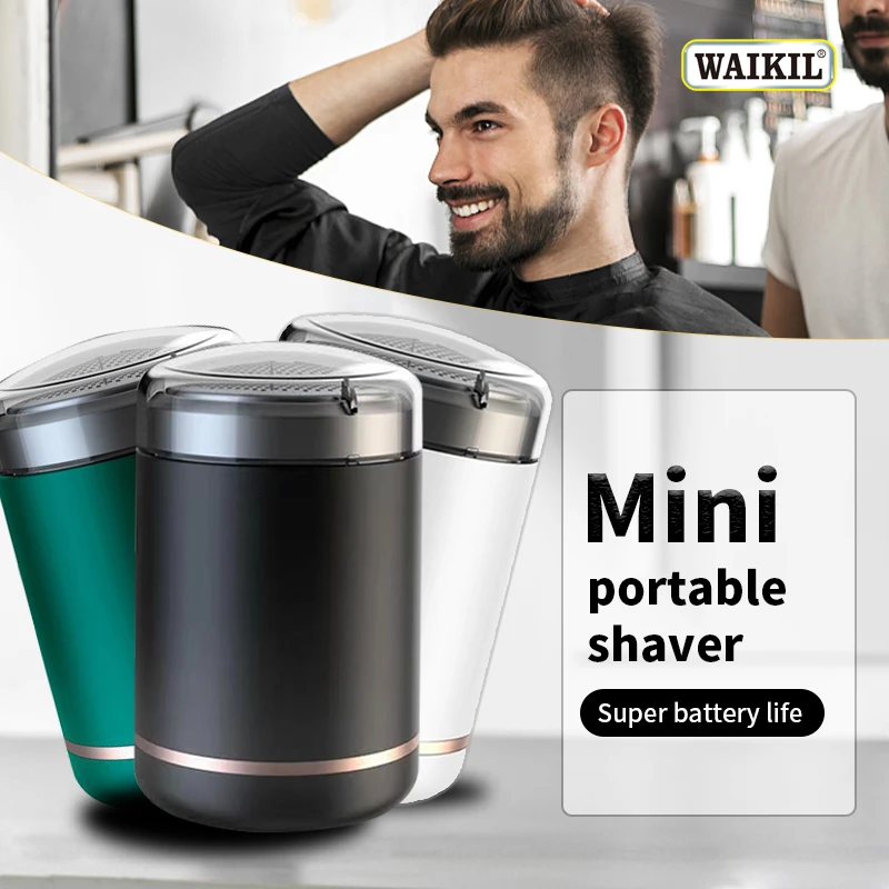 WAIKIL Новое поступление портативная перезаряжаемая бритва с USB лучшая электрическая для мужчин триммер мужских