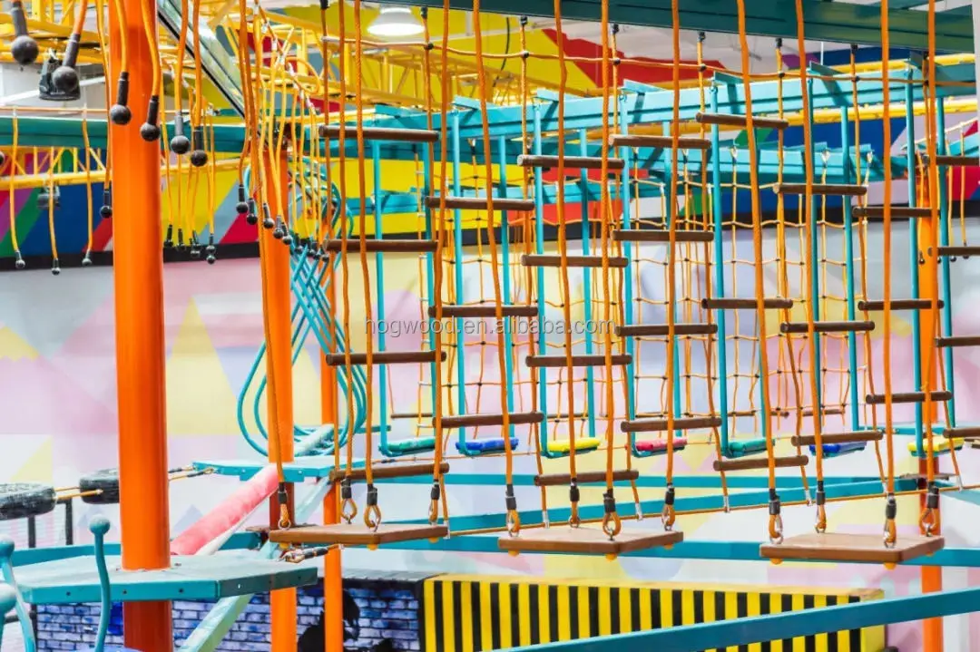 Warrior  Challenge Courses  Kids Model for Indoor Playground Amusement Park Entertainment