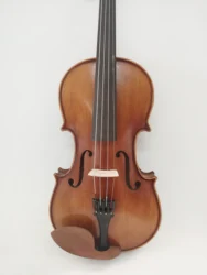 China factory  student antique style yellow brown solid wood maple  violin 4/4 3/4 1/2 1/4 1/8 GV-003