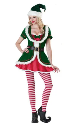 
Christmas couples party costumes for stage performances christmas dress women christmas dresses 