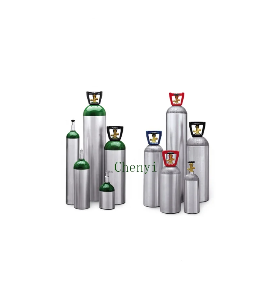 3.4L 0.7L 0.3L 0.4L 0.6L 2L 1L 0.9l 5.5L 3.9L 5kg 12kg 1.5kg BVERAGE GAS CO2 GAS ALUMINUM CYLINDER for wine system