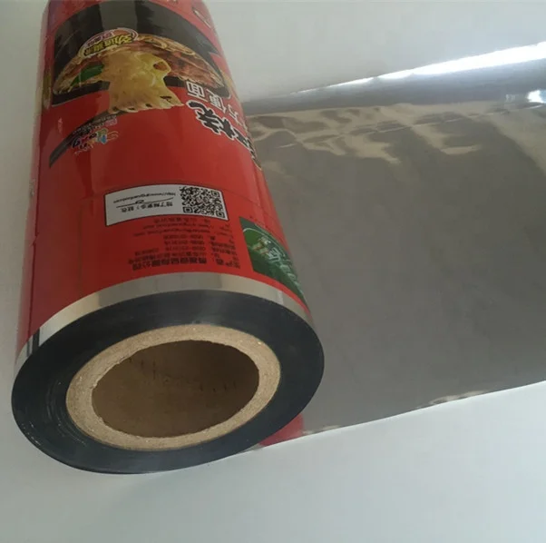 20 micron Flexible Printed Laminating Cookie Packaging Food Grade Packing Film Rolls For Instant Noodles