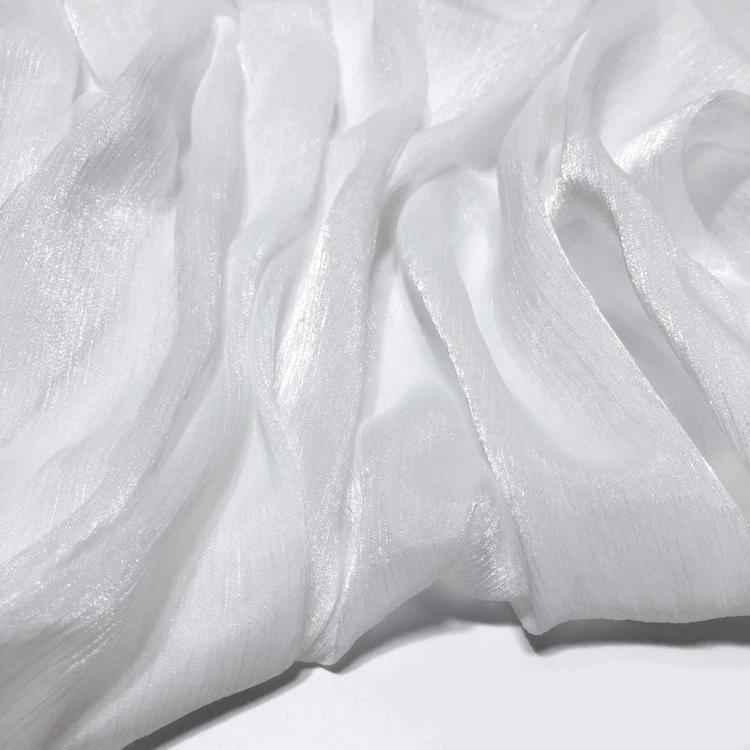 Мягкая розовая блестящая ткань из крепа-органзы шириной 150 см, тюль, сетка для платьев, рубашек, ткань, черный, белый, синий, зеленый, красный и серый