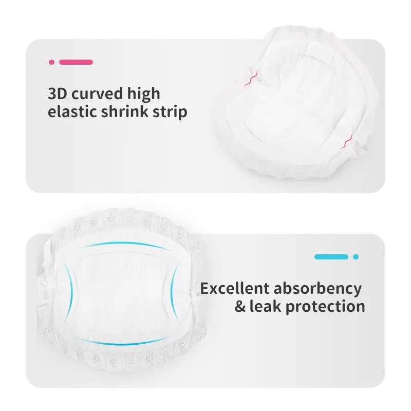 factory custom Ultra-thin Disposable Nursing Pads Breast Pads for Breastfeeding Mom Day and Night Leak Protection