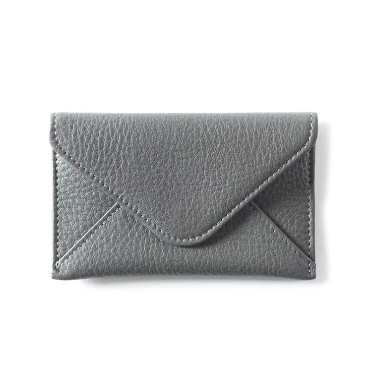Factory Directly Minimalist Business Top Leather Name Card Holders Travel Wallet Organizer