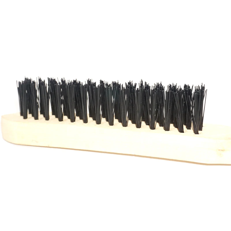 Wood Handle Wire Scratch Brush Heavy Duty Stainless Steel Brushes