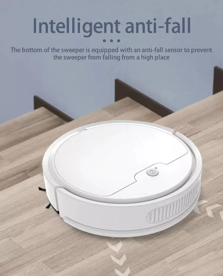 Home Application Low Noise APP control Scheduled Automatic cleaning Dust Pet Hair Cigarette ash Sweeper Robot Vacuum Cleaner