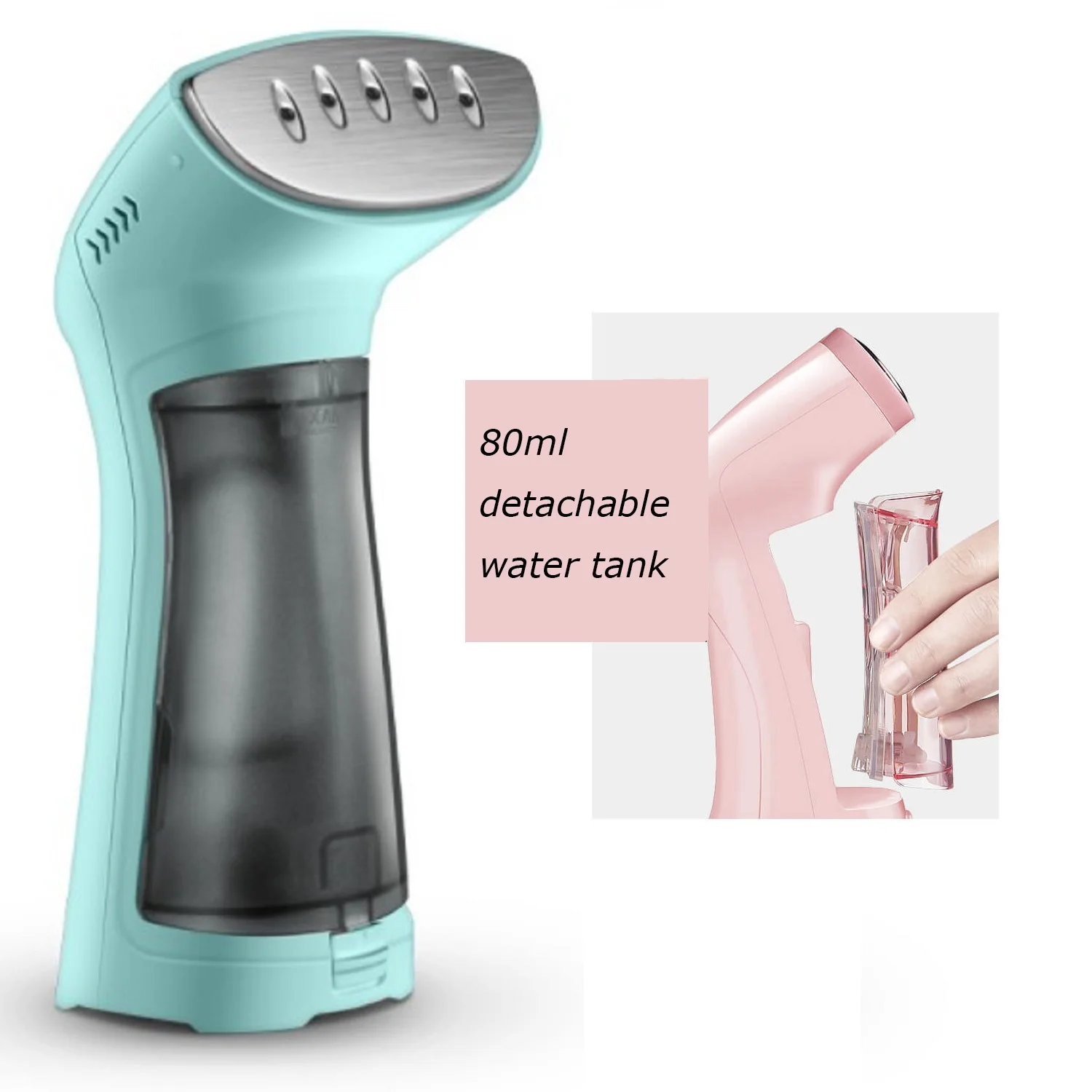 
1000W auto shut-off laundry care mini hand held ironing clothes portable steamer for hotel use 