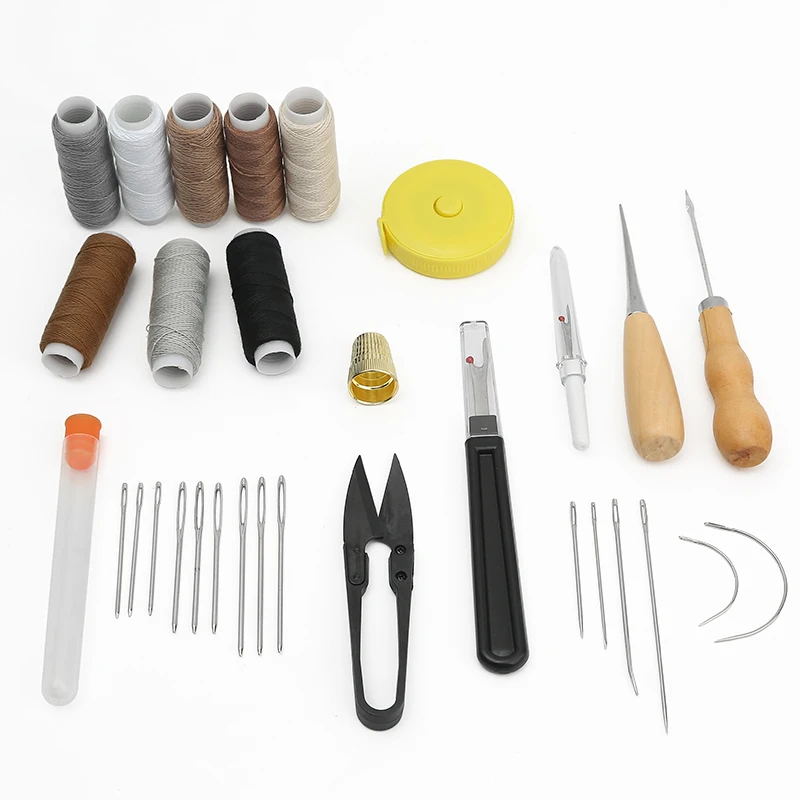 JP Professional DIY Leather Craft Handmade Sewing Working Cut 32 Pieces Leather Tools Set