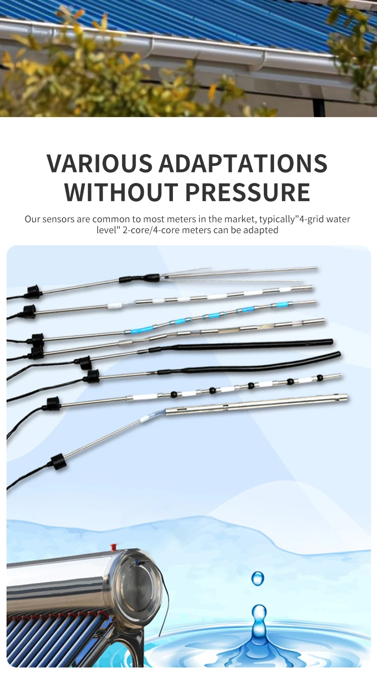 Solar water temperature detection instrument