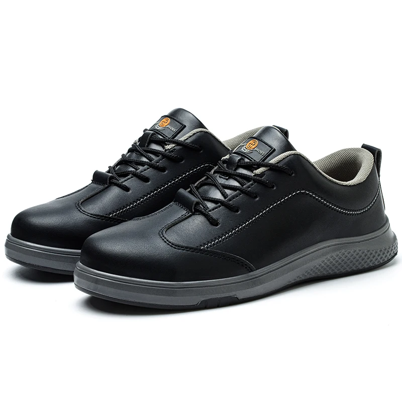 new style wear resistant Anti-oil Non Slip SBP Leather Safety Shoes Men Women Ladies Protective Work shoes Boots