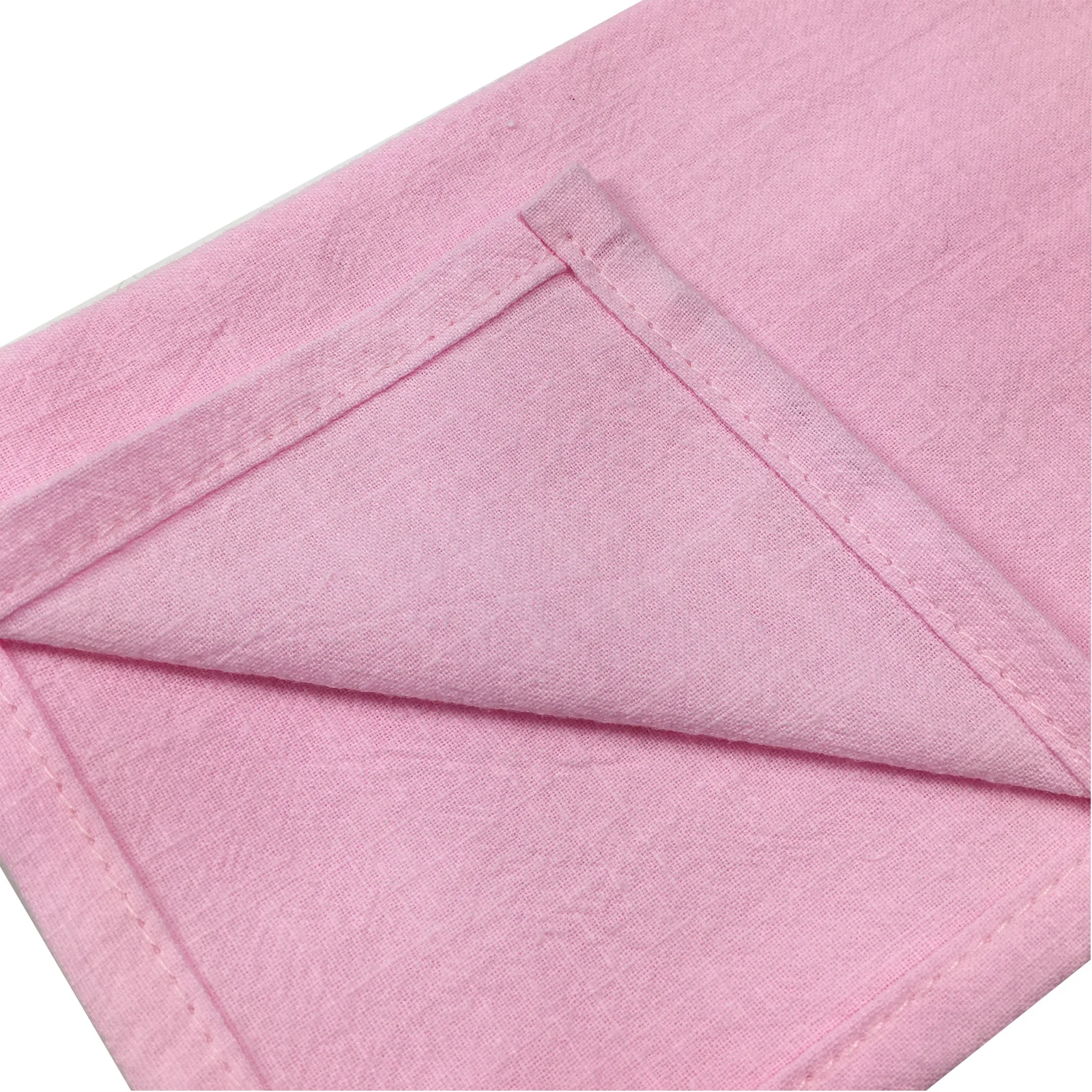 Hot Selling Home Kitchen Dining Room Table Napkin 100% Cotton Pink Table Napkin