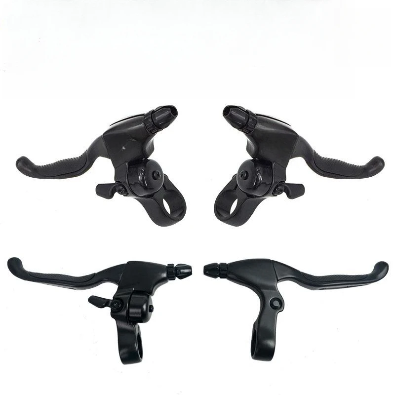 Bicycle aluminum brake handle Mountain bike bell hands brake bar Folding car brake handle handbrake  for protection