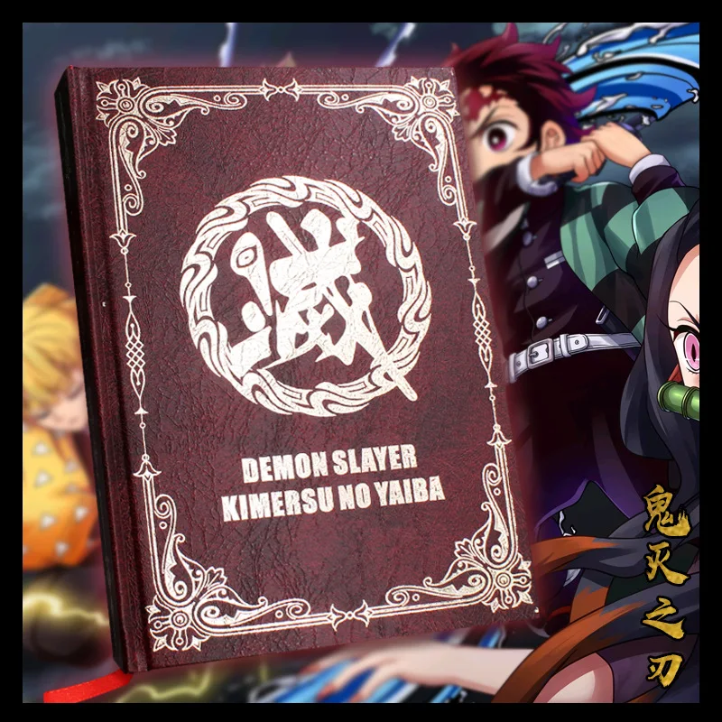 Wholesale 15 Designs 21*15cm Fate Notebooks 200 Sheet Anime Cartoon Character Luffy Demon Slayer Diary Book