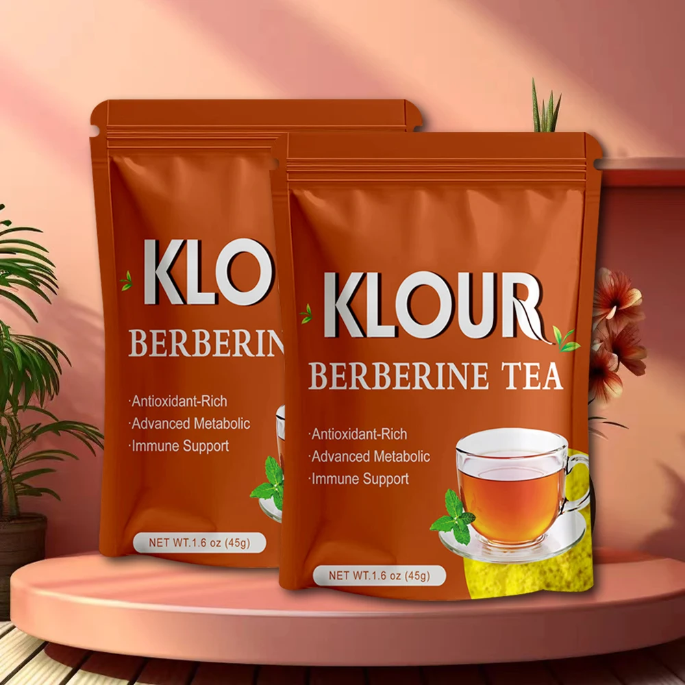 Berberine Tea - Organic Herbal Tea For Advanced Metabolic & Immune Support Antioxidant-Rich All-Natural Ingredients