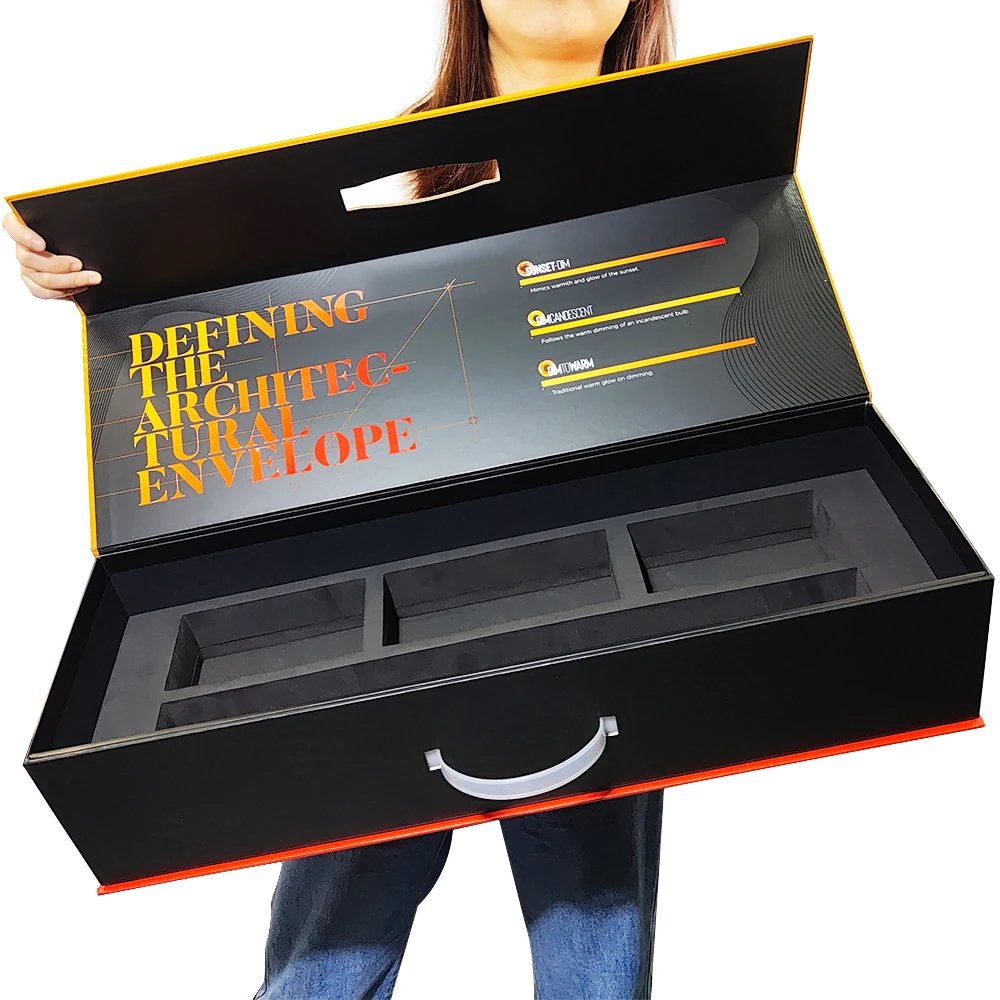 Custom Large Magnetic Gift Boxes Packaging for Speakers Smart Consumer Electronics and High-Quality Luxury big Box