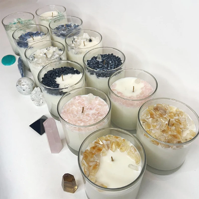 Home Decor Fragrance Glass Jar  Evil Eyes Scented Soy Wax Candle With Gift Box