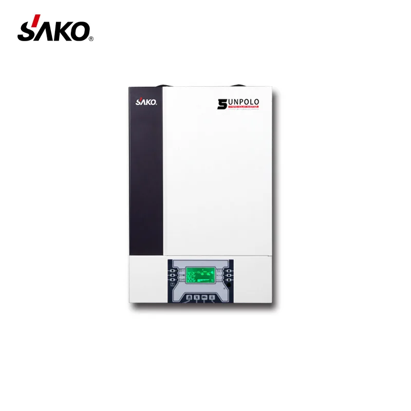 5KVA с MPPT регулятором солнечного зарядного устройства 5000W/ 80A функцией Wi-Fi/параллельные до 9 шт. Hy-brid Солнечный инвертор