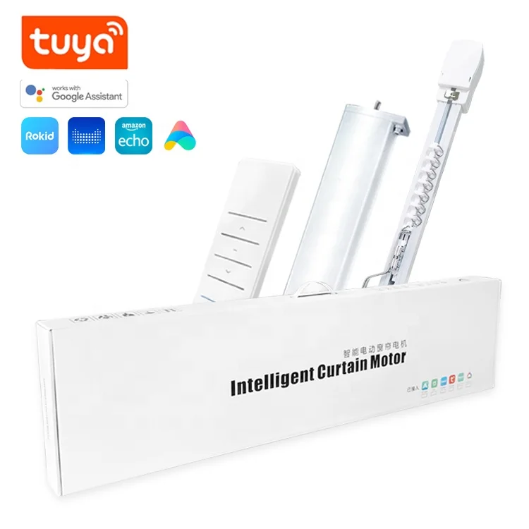 Smart Home Motorized Splicing Complete Track Smart Tuya Intelligence Curtain Motor Rail