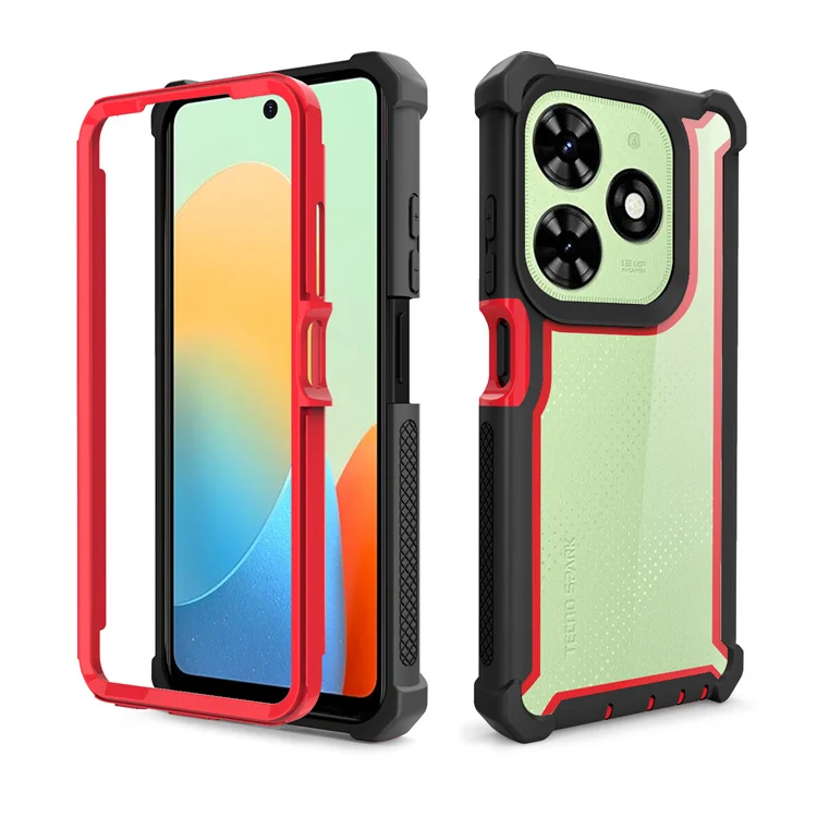 Clear Space Mobile Phone Pouches Shockproof Full Protection Cover For Infinix Hot 50i/Smart 9/Hot 50