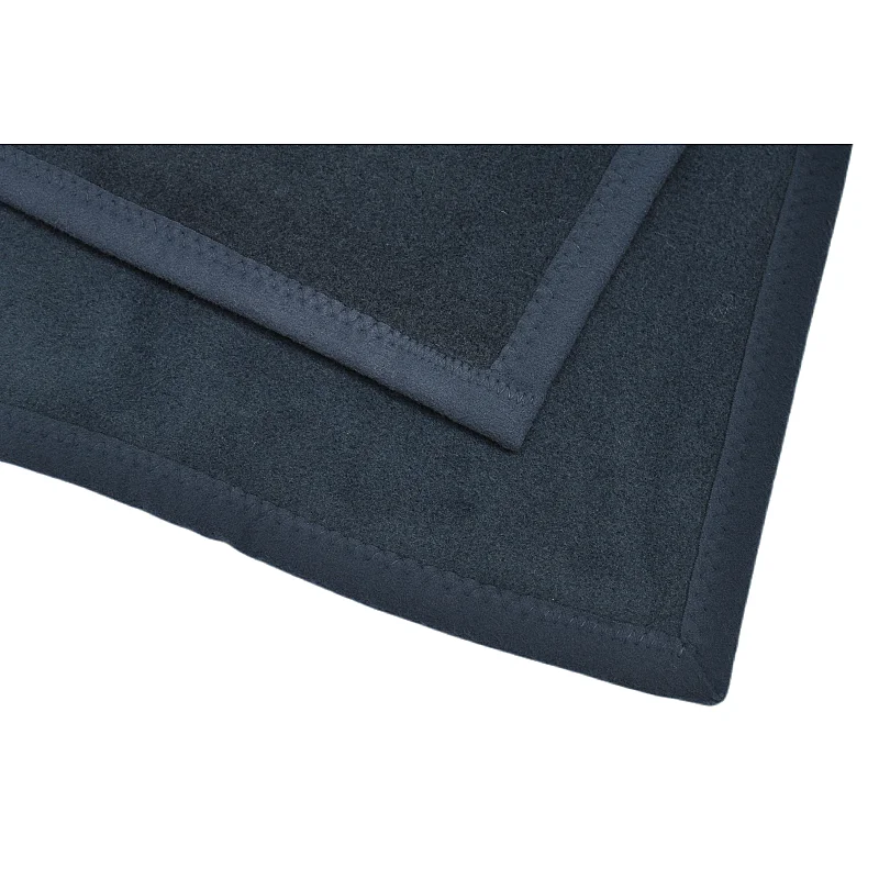 BLUE PHOENIX relief synthetic blanket Navy blue thick heavy winter refugee relief first aid satin trim winter warm for warship