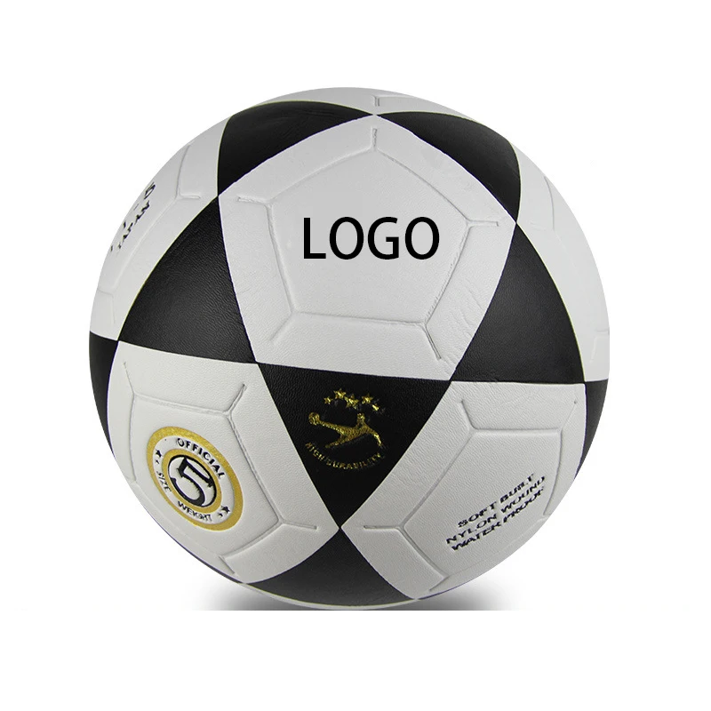 wholesale price thermal bonded teenager good quality pu leather soccer ball  size 5 football 2024