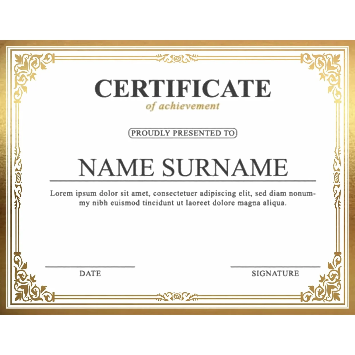 Anti-counterfeiting customized pattern watermark paper certificate hologram certificate.