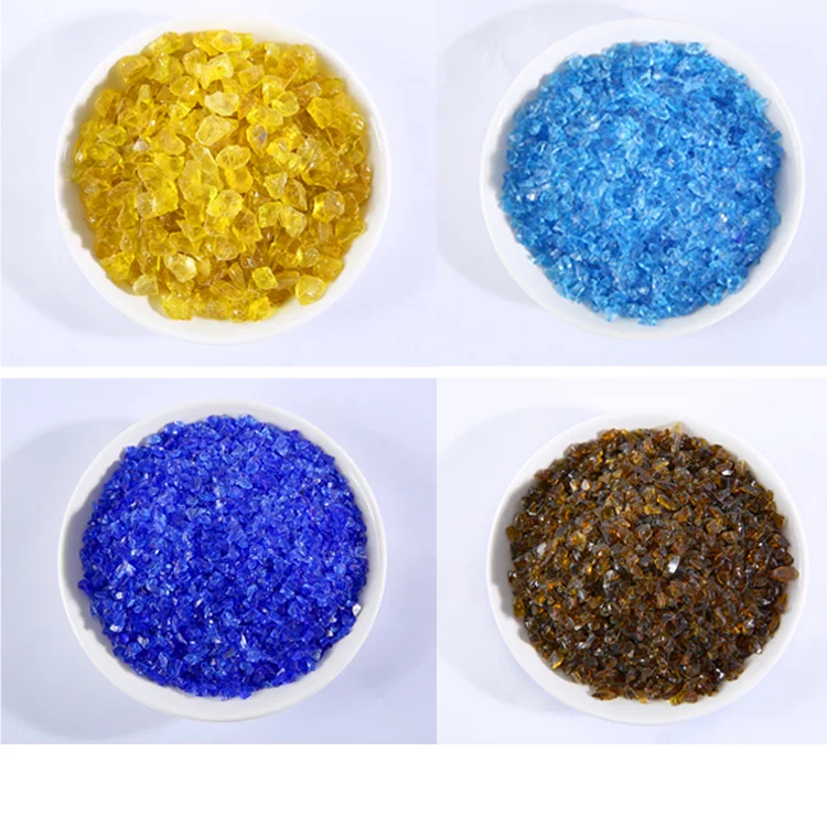 Premium pink decorative glass yarn aquarium glass sand