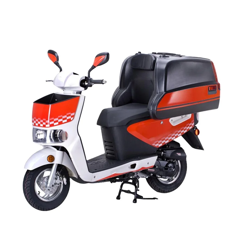 2000w 60v 26Ah Close Roof Pizza Food Delivery Electric Moped Mobility Scooter  Roof Motorcycles