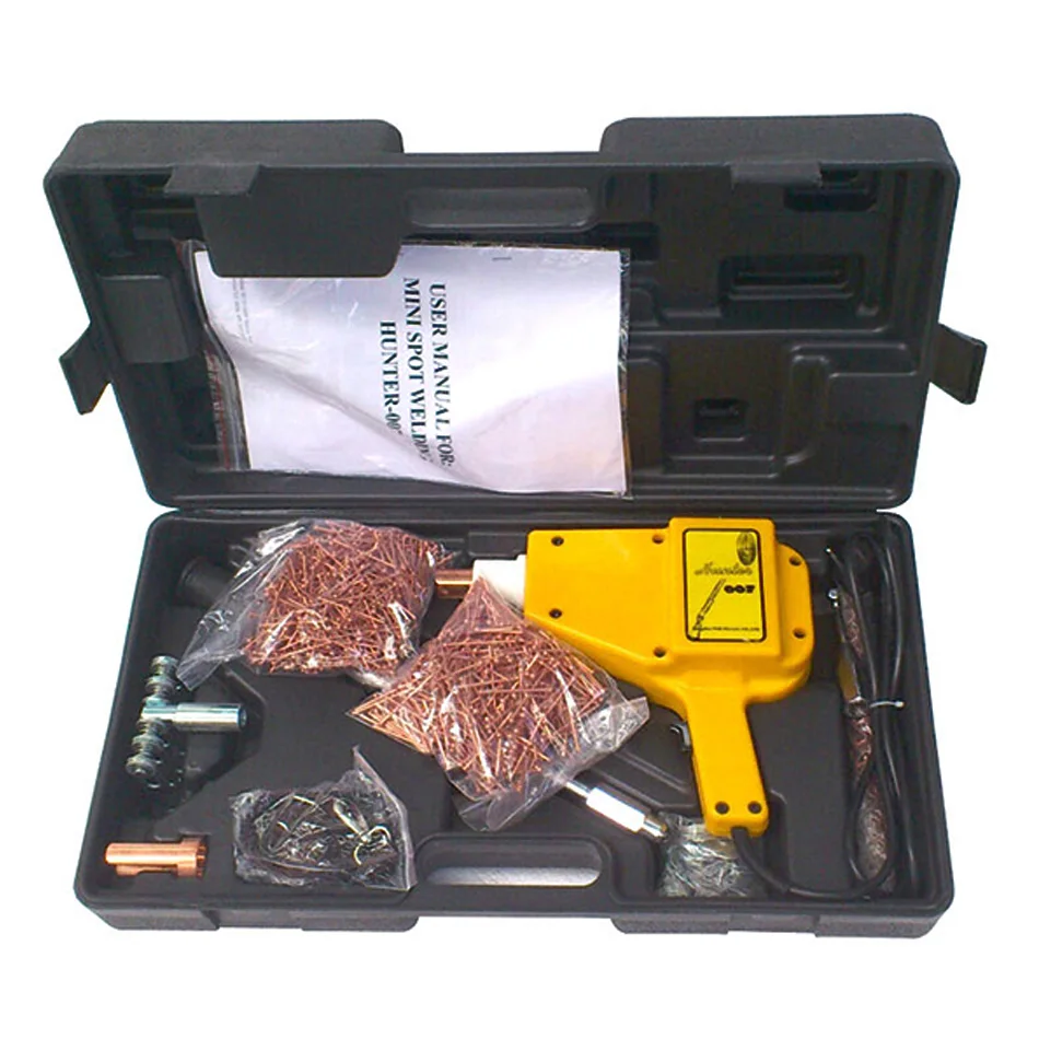 Dent Welder Repair for Auto Body Repairing Stud Welder Dent Repair Kit 220V Welder Machine Kit Stud Gun Dent Puller Kit