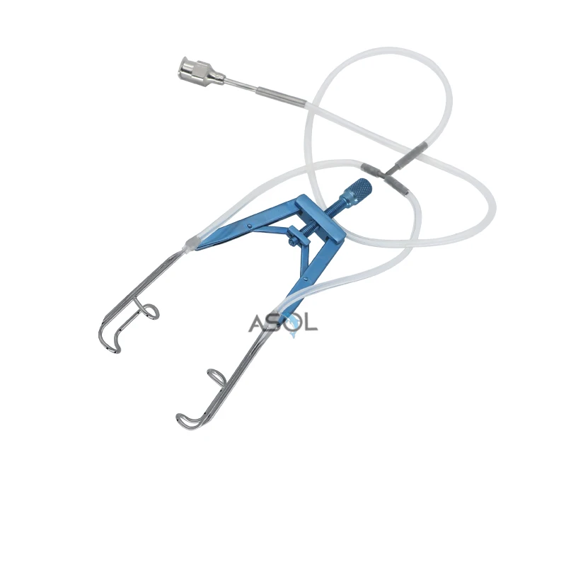 Medical instruments adjustable eye speculums aspirating speculum flushing eyelid spreader