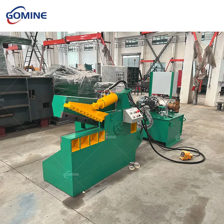 Shearing Machine Sheet Metal Tire Hydraulic Press Rubber Cutting Machine Angle Steel Alligator Shearing Machine