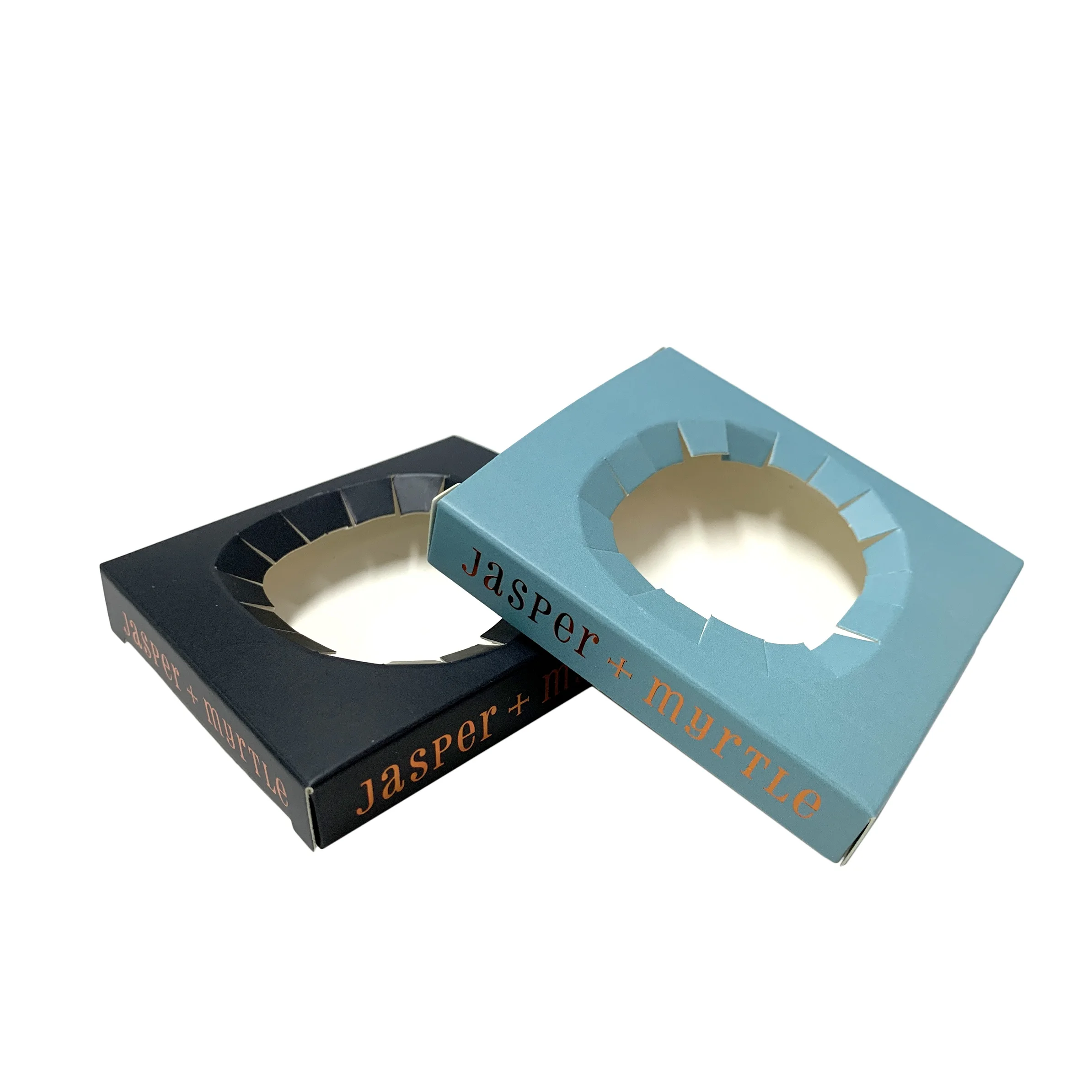 Custom foil brand logo chocolate bar easter egg window paper box