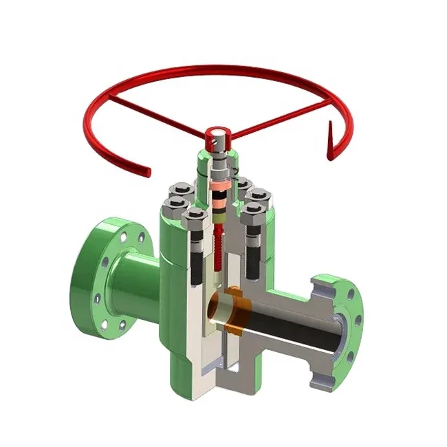 
API 6A FC style manual gate valve manual operator with Flange End / Forged Steel 