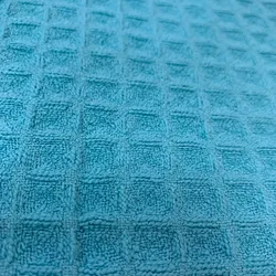 Factory Direct Sales Plain Dyed Polyester Microfiber Big Waffle Cloth Weaving Towel Fabric
